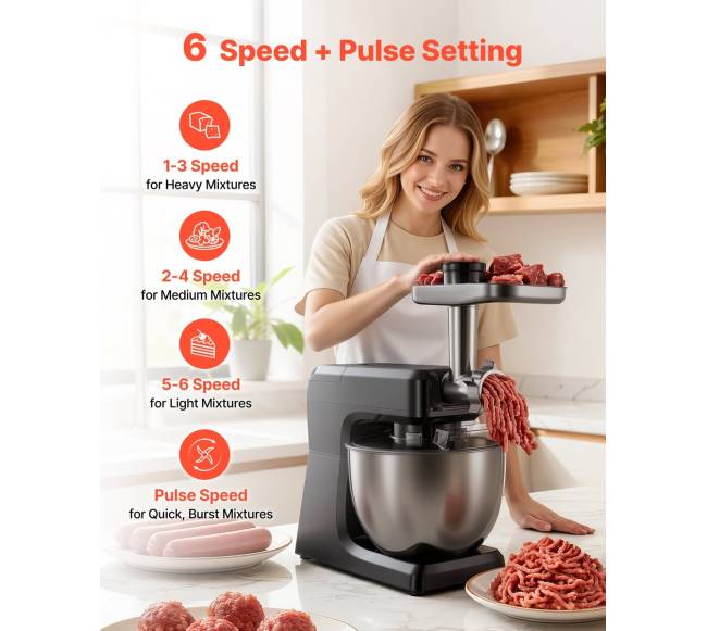 Universalus virtuvės maišytuvas 7,8 L 1500W3