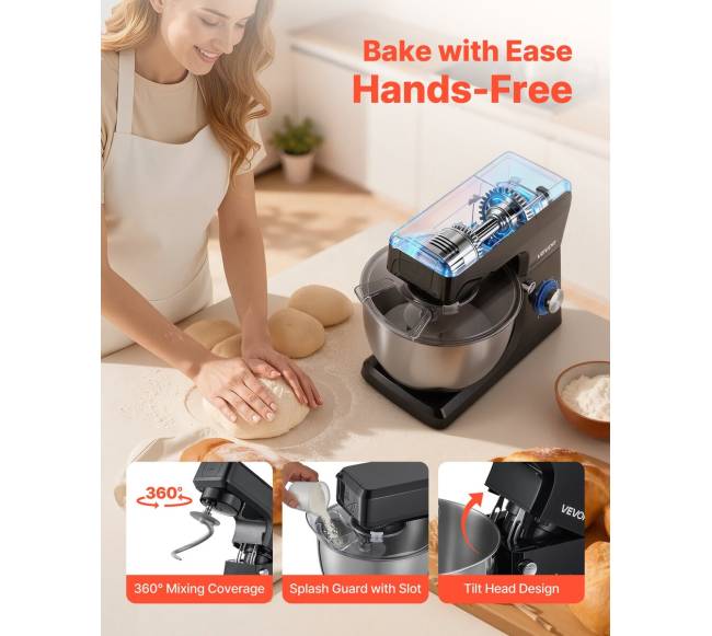 Universalus virtuvės maišytuvas 7,8 L 1500W6