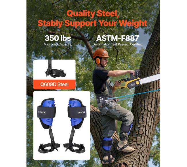 Medžių laipiojimo spygliai su diržais1