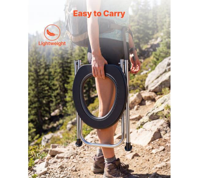 Sulankstomas nerūdijančio plieno tualetas stovyklavimui3