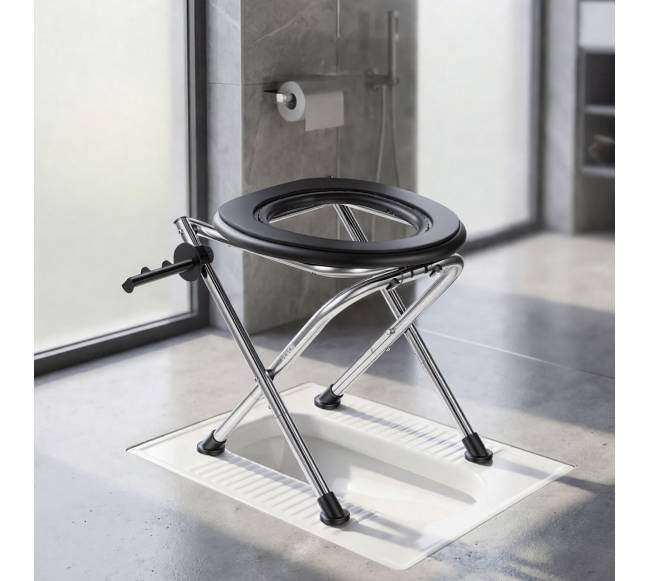 Sulankstomas nerūdijančio plieno tualetas stovyklavimui7