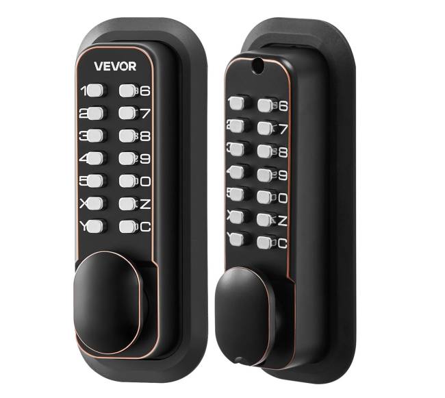 mechaninė užrakto sistema su kodu9