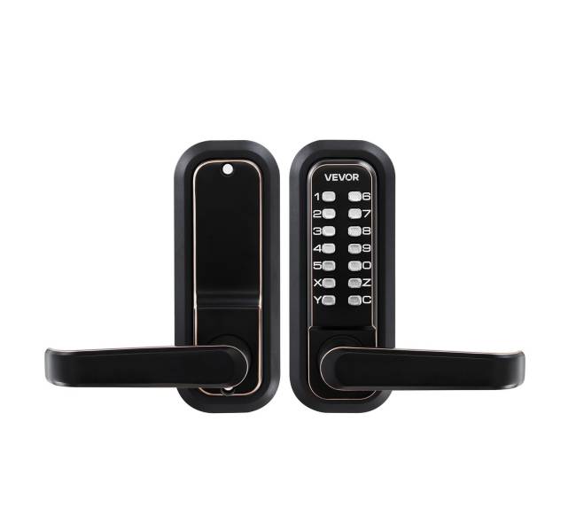 Mechaninė beraktė durų spyna su kombinacija0