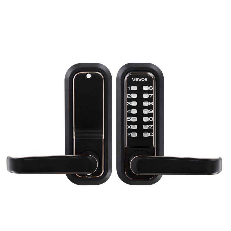 Mechaninė beraktė durų spyna su kombinacija0