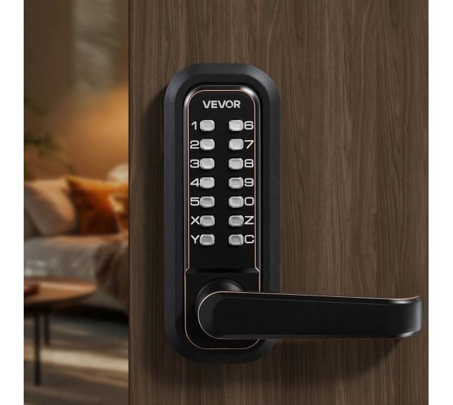 Mechaninė beraktė durų spyna su kombinacija7