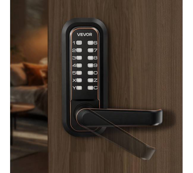 Mechaninė durų spyna be rakto7