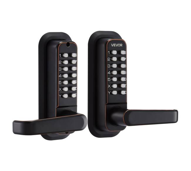 Mechaninė durų spyna be rakto8