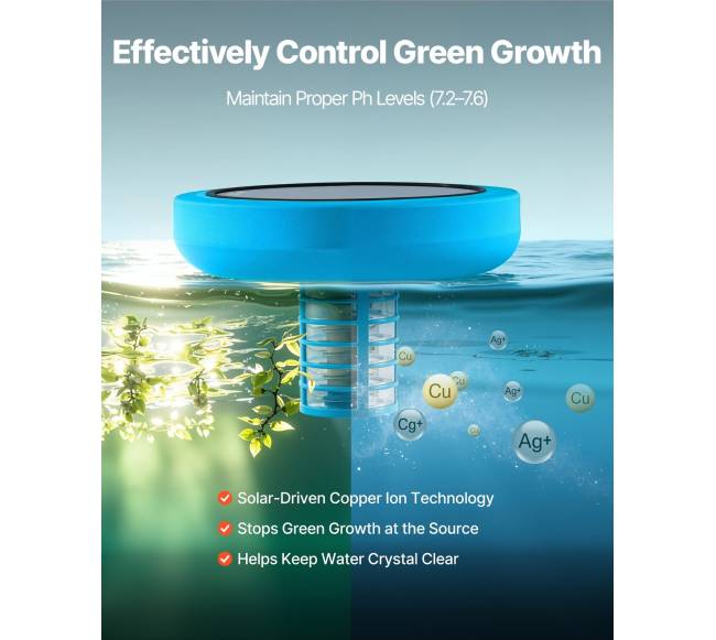 Saulės baseino jonizatorius iki 132489 L2