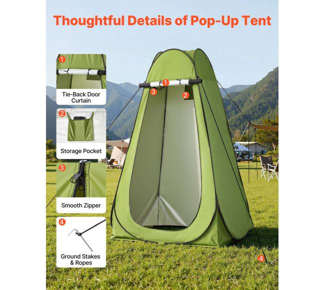 Sulankstomas tualetas su privatumo palapine3