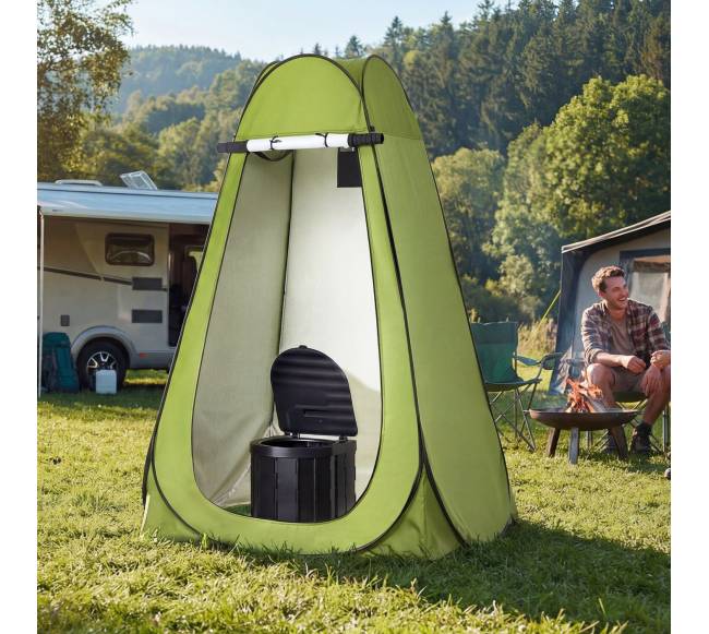 Sulankstomas tualetas su privatumo palapine7