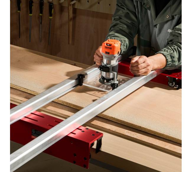 Reguliuojama frezavimo staklių atrama medienai7