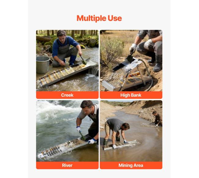 Sulankstoma aukso plovimo dėžė aukštame banke5