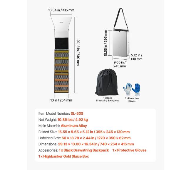 Sulankstoma aukso plovimo dėžė aukštame banke6