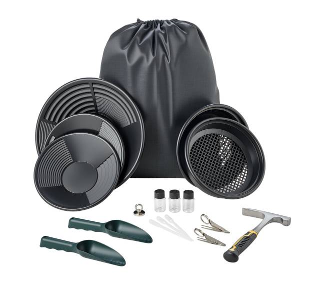 Aukso plovimo rinkinys su priedais0