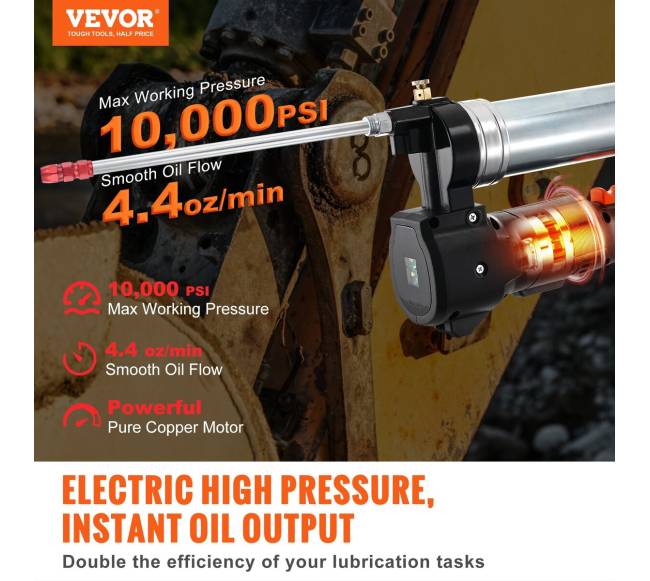 Belaidė tepalo pompa 20 V 2,0 Ah su dėže1