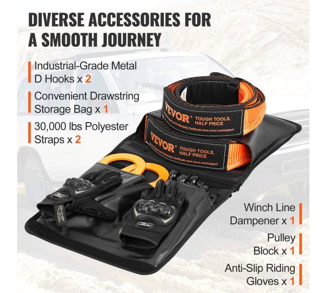 Bekelės gelbėjimo rinkinys, virvės ir gervė4