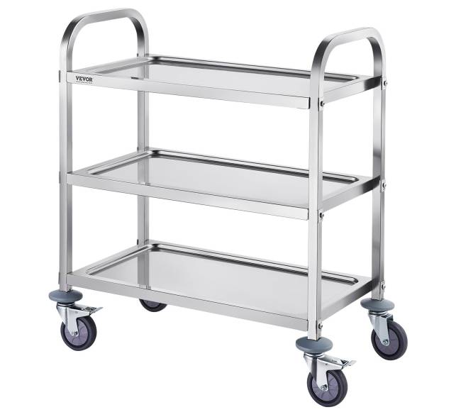 nerūdijančio plieno vežimėlis su ratukais8