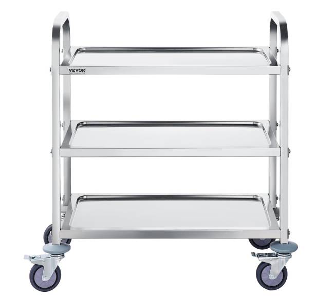 nerūdijančio plieno vežimėlis su ratukais9