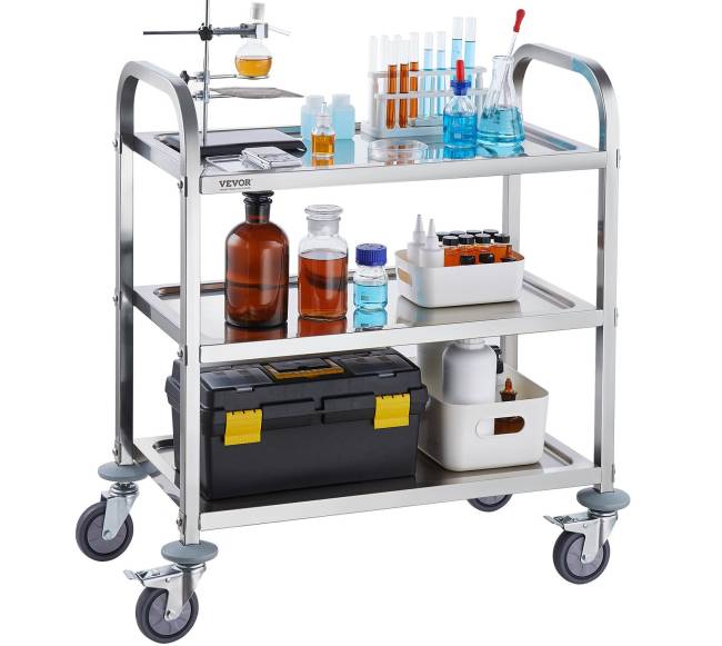 nerūdijančio plieno vežimėlis su ratukais10