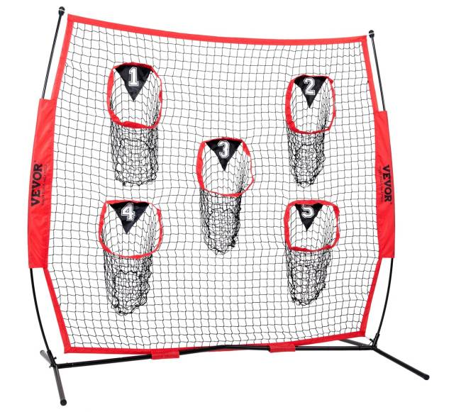 Futbolo metimo tinklas su taikiniais 7 x 7 ft0