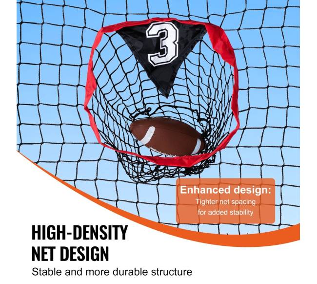 Futbolo metimo tinklas su taikiniais 7 x 7 ft4