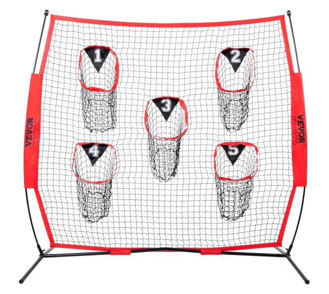 Futbolo metimo tinklas su taikiniais 7 x 7 ft10