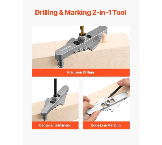 Medienos grąžtų rinkinys su centro žyme1