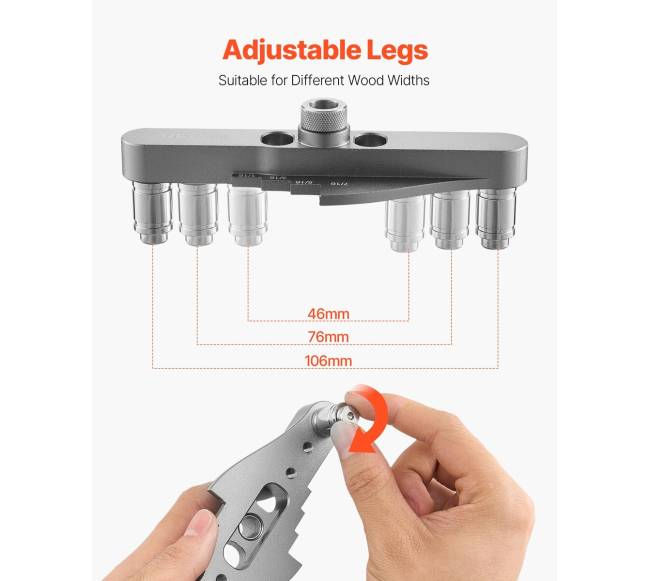 Medienos grąžtų rinkinys su centro žyme3