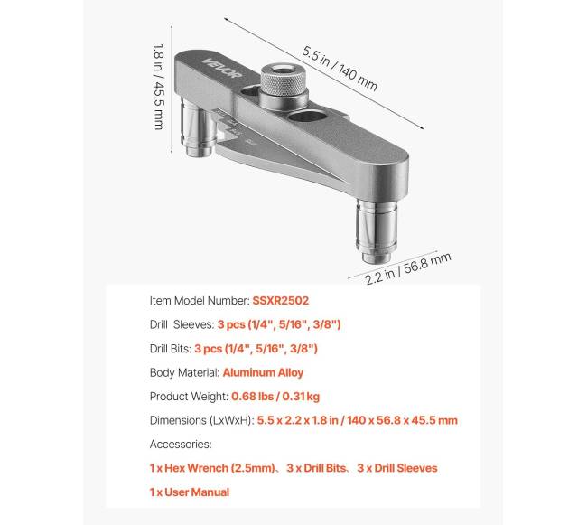 Medienos grąžtų rinkinys su centro žyme6
