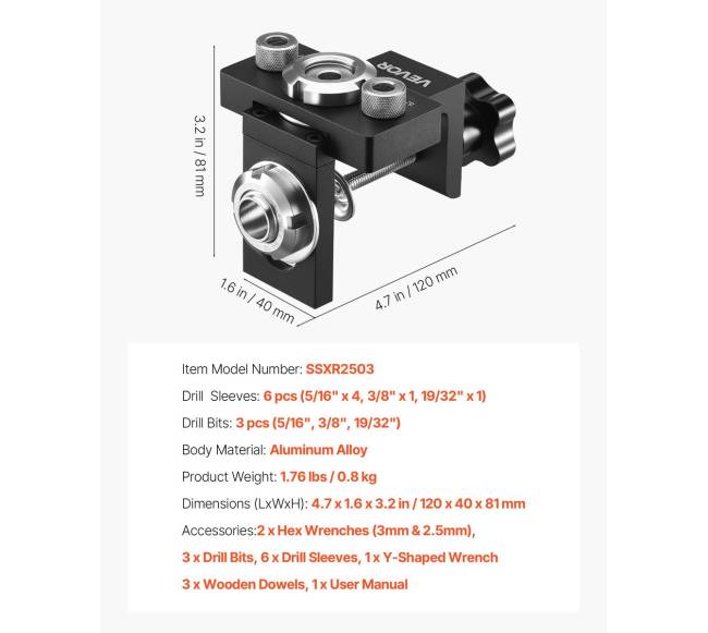 Savidriekis skylmušių gręžimo rinkinys6