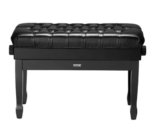 Reguliuojama pianino suolo kėdutė su daiktadeže9