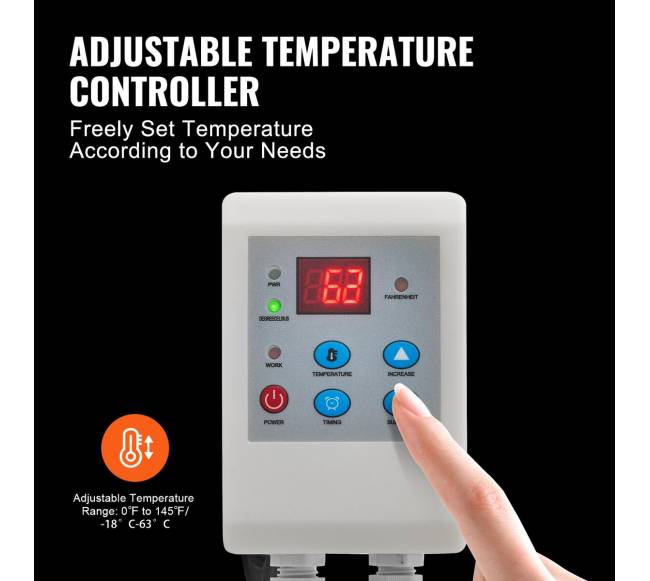 18,93 l metalinis būgninis šildytuvas, 250 W3