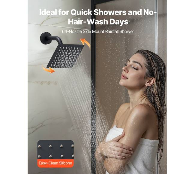 Sieninis dušo komplektas su lietaus dušu4