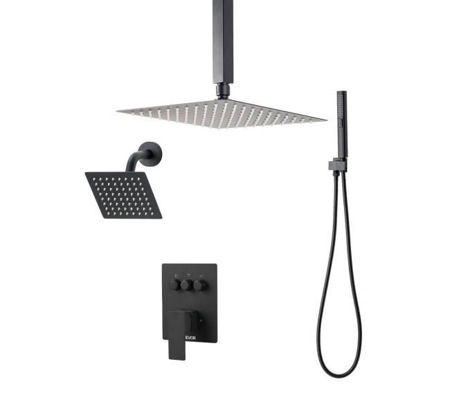 Sieninis dušo komplektas su lietaus dušu10