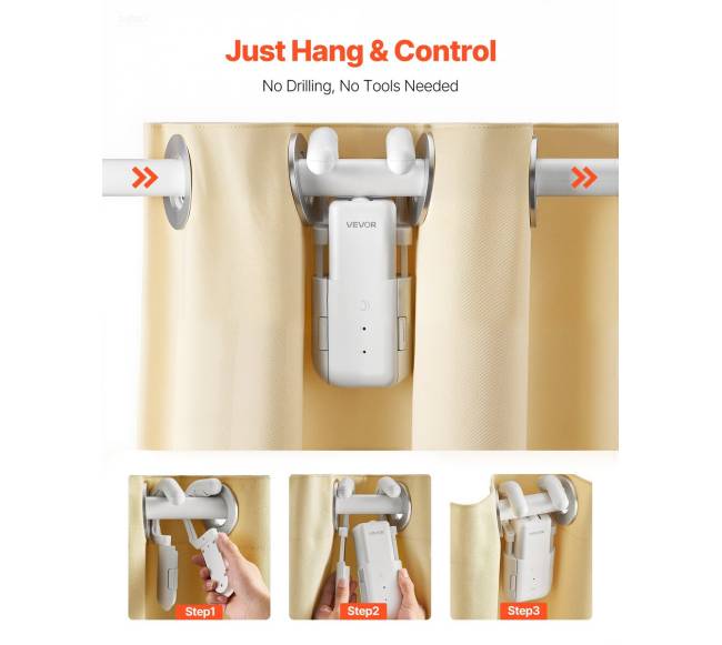 Automatinis užuolaidų atidarytuvas su nuotoliniu valdymu1