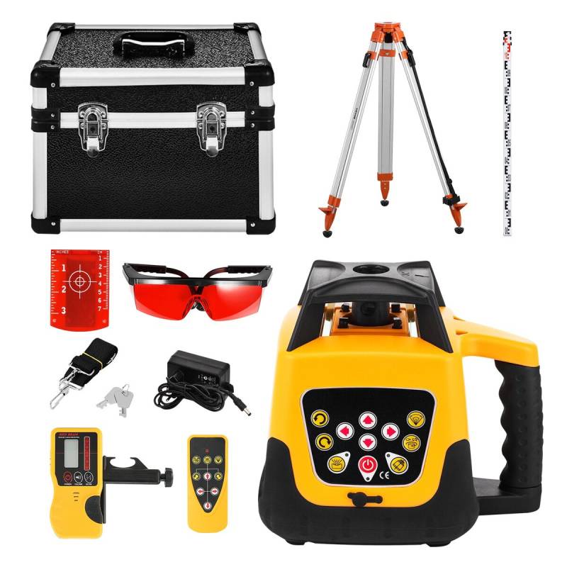 Rotacinis lazerinis lygio rinkinys su trikoju0