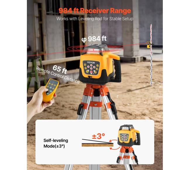 Rotacinis lazerinis lygio rinkinys su trikoju2