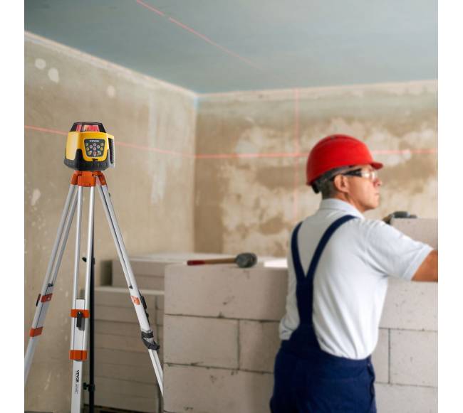 Rotacinis lazerinis lygio rinkinys su trikoju7