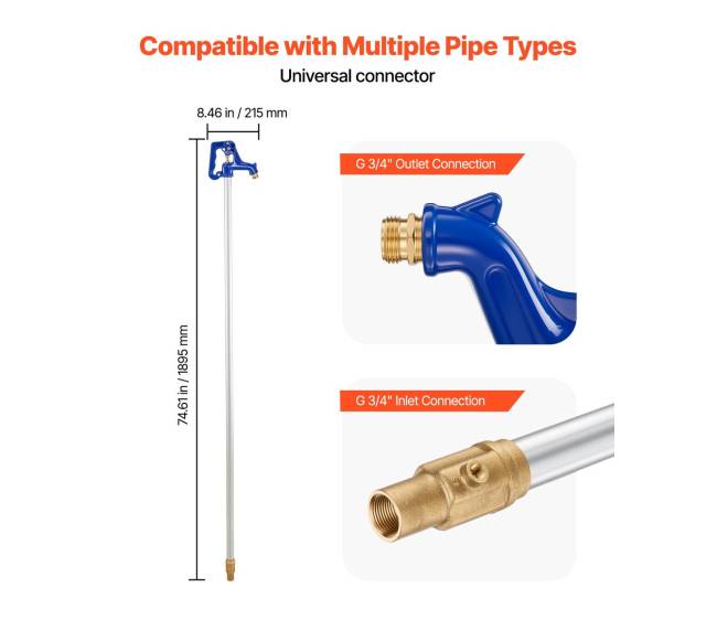 Nesušalantis lauko hidrantas 1895 mm4