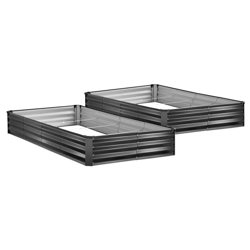 Pakelti cinkuoti sodo loviai, 2 vnt.0