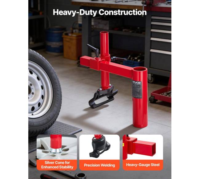 rankiniu būdu keičiama padangų galvutė, 406-533 mm ratai5