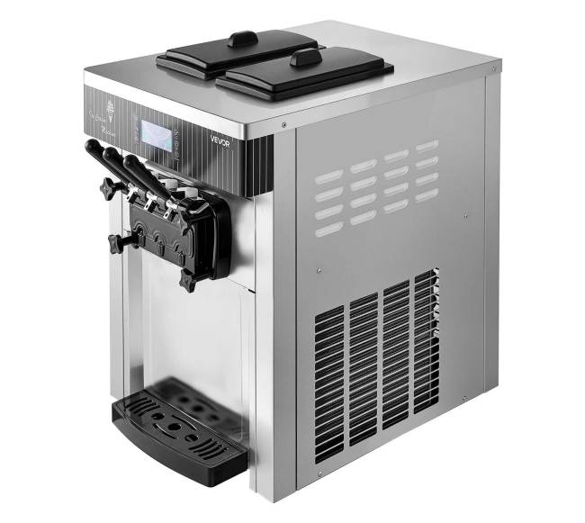 komercinė ledų gaminimo mašina su 3 skoniais10