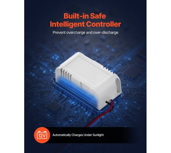 20W saulės baterijų įkroviklis su valdikliu2