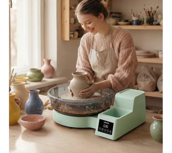 Keramikos žiedimo ratas su pedalais7