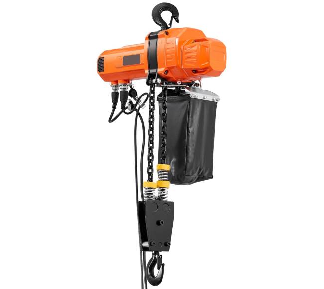 1000 kg elektrinis grandininis keltuvas su 6 m pakėlimo aukščiu0