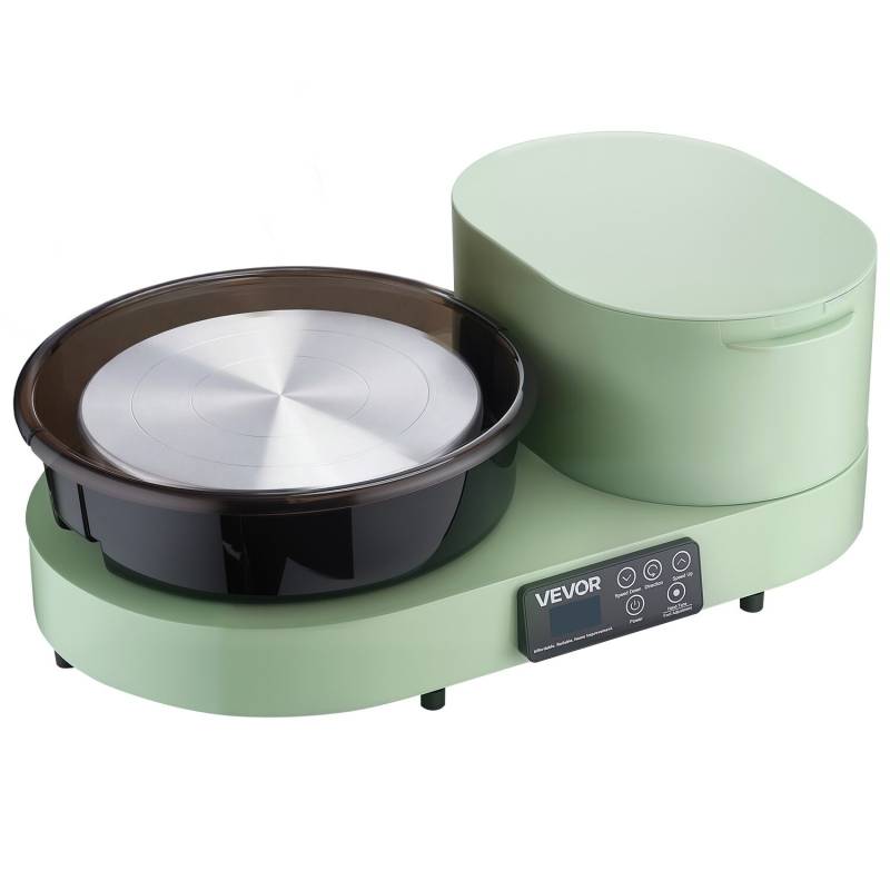 Elektrinis puodų žiedimo ratas 28 cm su pėdalu0