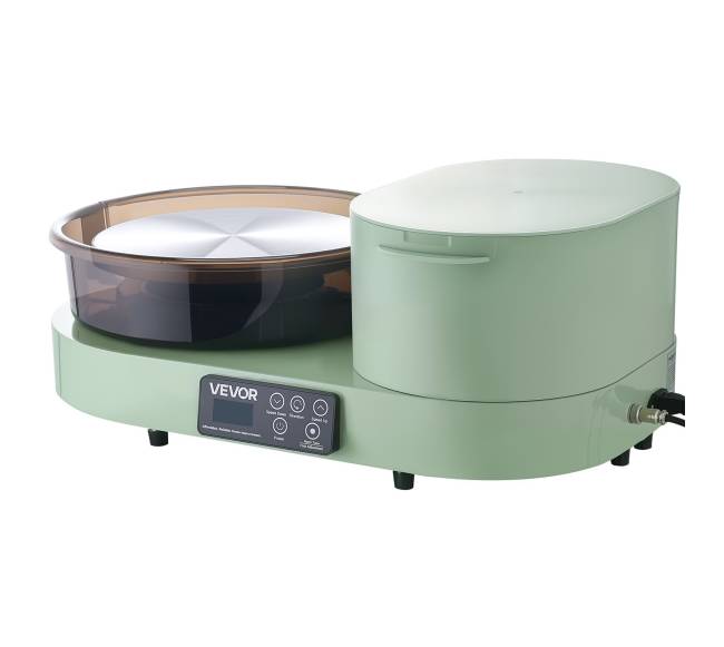 Elektrinis puodų žiedimo ratas 28 cm su pėdalu9