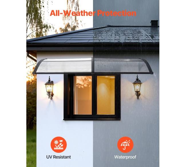 Durų įėjimo stogeliai, 97 x 198 cm2