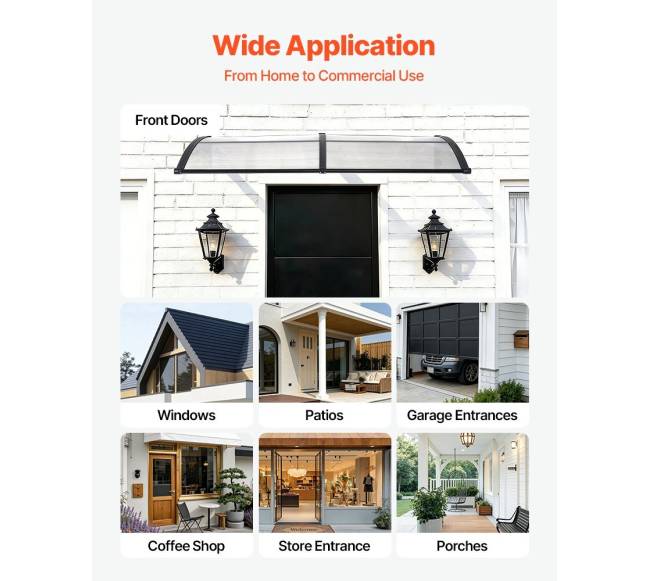 Durų įėjimo stogeliai, 97 x 198 cm5