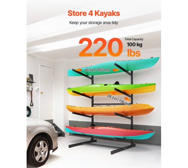 Keturvietis baidarių laikymo stovas2